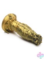 King Minotaur Silicone Dildo in Gold - Image 3
