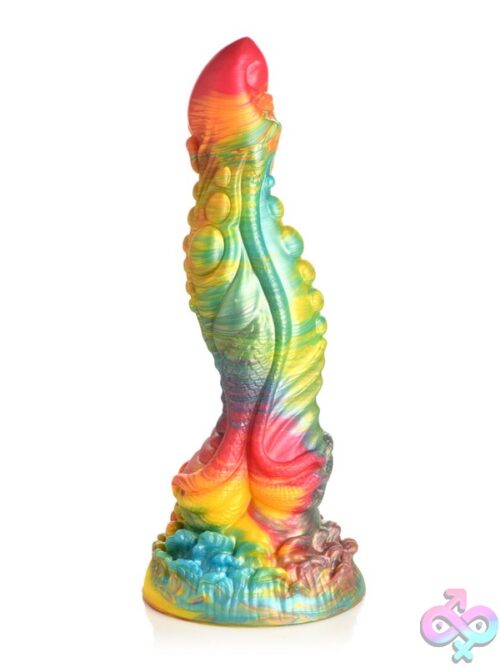 Creature Cocks Majestic Merman Silicone Dildo – Iridescent Rainbow - Image 2