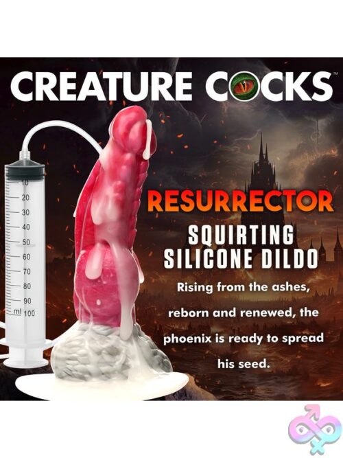 Creature Cocks Resurrector Phoenix Squirting Silicone Dildo - Image 5