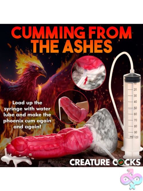 Creature Cocks Resurrector Phoenix Squirting Silicone Dildo - Image 9