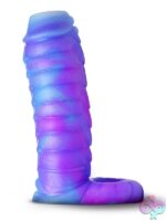 Purple Textured Penis Enhancer — Creature Cocks Sea Stallion by XR Brands