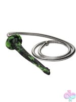 Creature Cocks Spitting Serpent Silicone Enema Snake – Green - Image 2