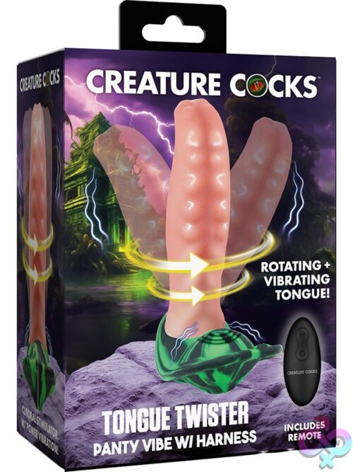 Creature Cocks Tongue Twister Panty Vibe W/ Harness - Image 2