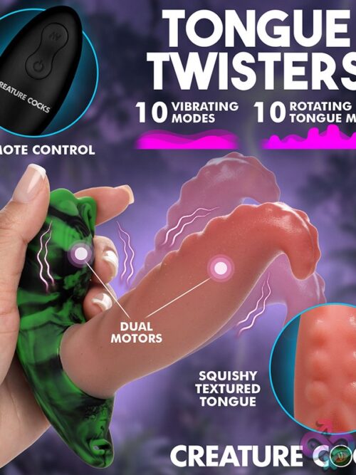 Creature Cocks Tongue Twister Panty Vibe W/ Harness - Image 3