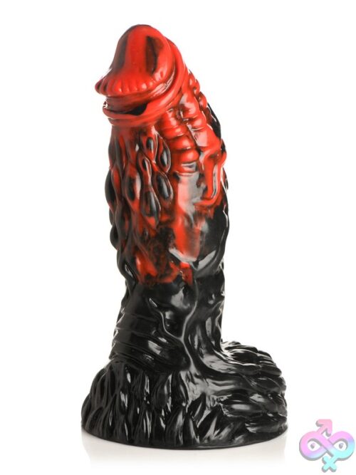 Creature Cocks Vulcan Silicone Dildo – Red - Image 2