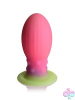 Creature Cocks Xeno Egg Glow In The Dark Silicone Egg – Pink - Image 2