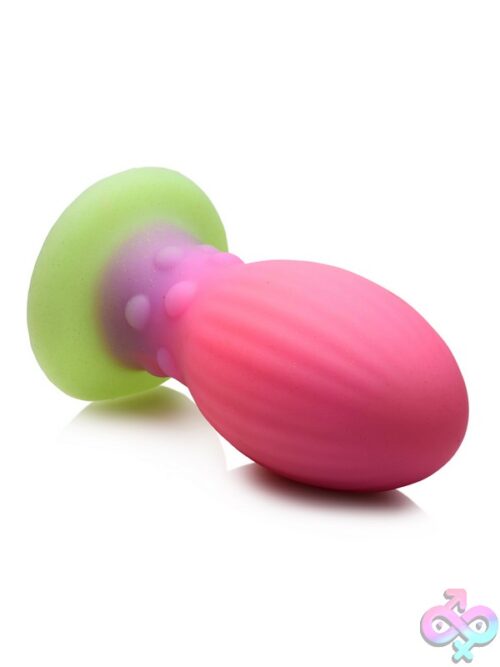 Creature Cocks Xl Xeno Egg Glow In The Dark Silicone Egg – Pink - Image 3
