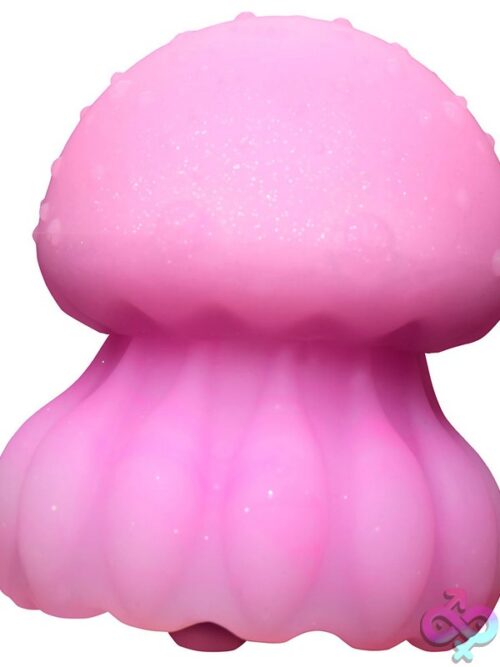 Creature Cuties Glow Jelly Licking &Amp; Vibrating Stimulator – Pink - Image 2