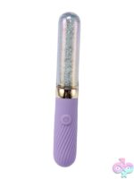 Cristal Diamond Glitter Glass Massager – Purple - Image 2