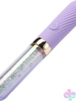 Cristal Diamond Glitter Glass Massager – Purple - Image 3