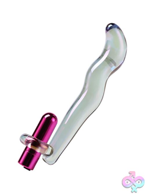 Cristal Twilight Glow Chrome Rabbit Vibrator – Clear - Image 2