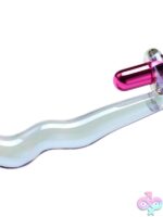 Cristal Twilight Glow Chrome Rabbit Vibrator – Clear - Image 3