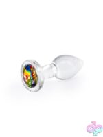 Crystal Desires Rainbow Gem Anal Plug