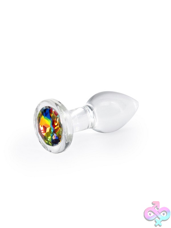 Discreet-Toys-Crystal-Desires-Rainbow-Gem-Small-Nu-Nsn-0719-41-1 Crystal Desires Rainbow Gem Anal Plug - Image 1