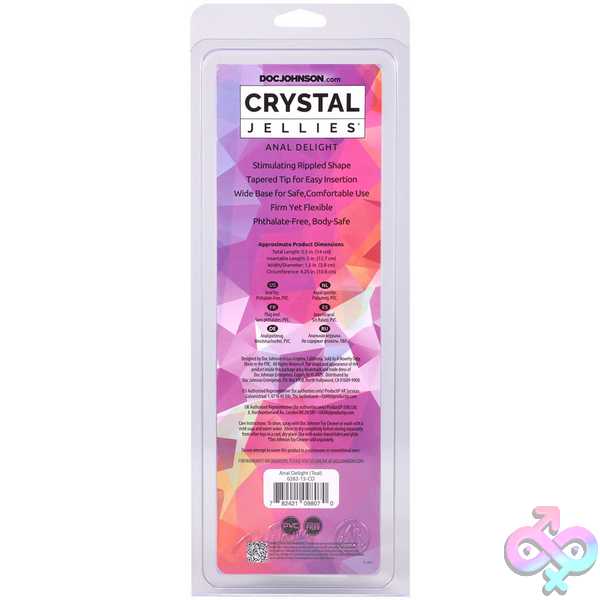 Discreet-Toys-Crystal-Jellies-Anal-Delight-5-Inch-Teal-Dj0283-15-Cd Crystal Jellies - Anal Delight - 5 Inch - Teal - Image 1