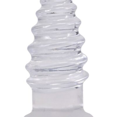 Anal Twist Plug Crystal Jellies 6 Inch by Doc Johnson