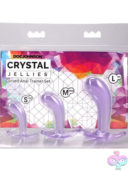 Crystal Jellies Curved Anal Trainer Set - Image 7