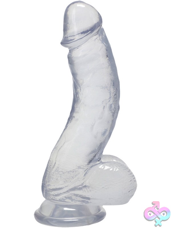 Discreet-Toys-Crystal-Jellies-Curved-Realistic-Cock-With-Balls-7-Inch-Clear-Nu-Dj0288-34Cd Crystal Jellies Curved Cock With Balls 7 Inch By Doc Johnson In Clear