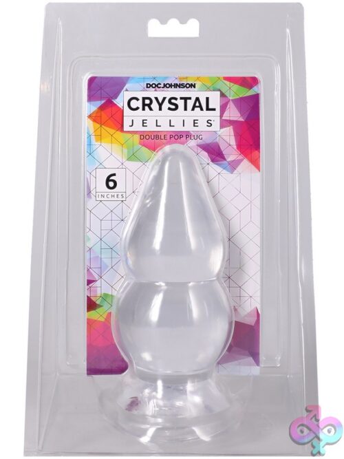 Crystal Jellies Double Pop Plug 6 Inch - Image 6