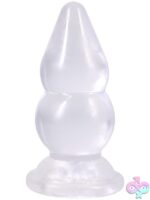 Double Pop Anal Plug Crystal Jellies 6 Inch by Doc Johnson
