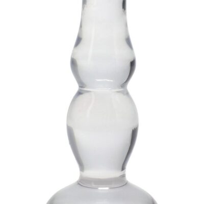 Tapered Beginner Anal Plug Crystal Jellies Novice Pop Plug 4 Inch by Doc Johnson