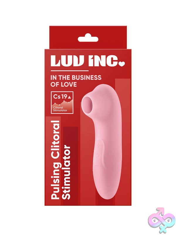 Discreet-Toys-Cs19-Pulsing-Clitoral-Stimulator-Light-Pink-Nu-Ll-7206-01 Light Pink Pulsing Clitoral Air-Pulse Stimulator In Silicone By Luv Inc