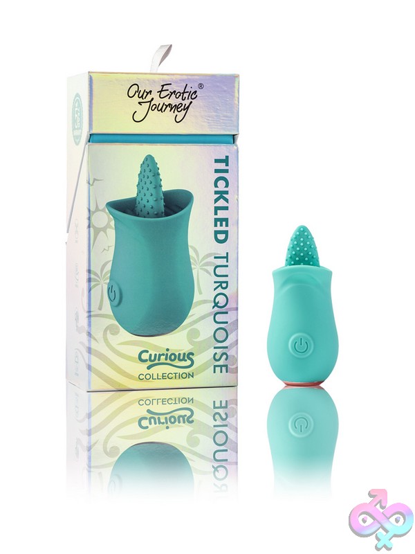 Discreet-Toys-Curious-Tickled-Turquioise-Nu-Sg-Cs-D012 Tickled Turquoise Blue Velvety Soft Silicone Stimulator By Our Erotic Journey