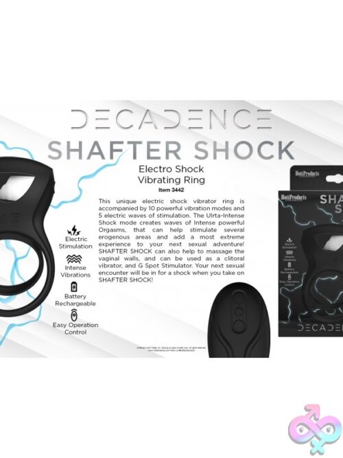 Decadence Shafter Shock Cock Ring - Image 3