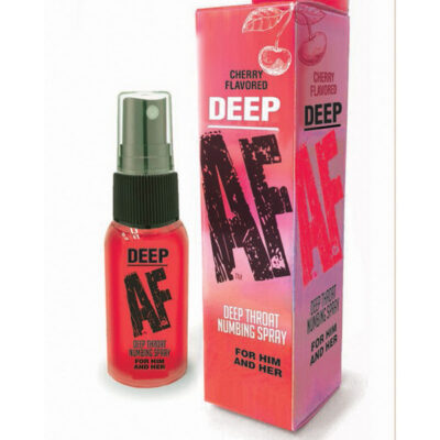 Deep Throat Numbing Spray Cherry 1 fl oz by Little Genie — Deep AF Gag-Reflex Spray