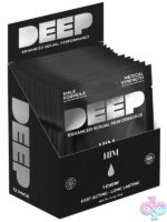 Deep Him Chew 12-piece counter display with clear case by Deep