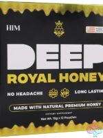 Gold Deep Him Honey single-serve performance packets 12-pack counter display by Doc Johnson