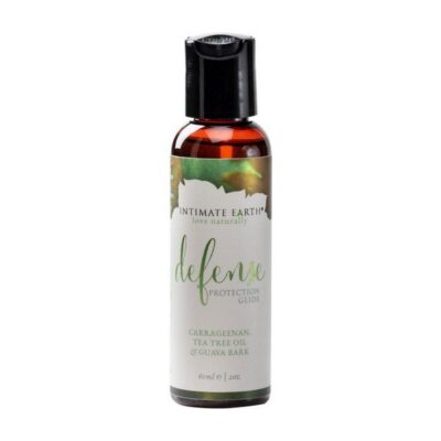 Orange 60 ml Defense Protection Glide bottle with botanical ingredients by Intimate Earth
