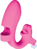 finger vibrator dual motor Desire Finger Massager by Nasstoys in pink