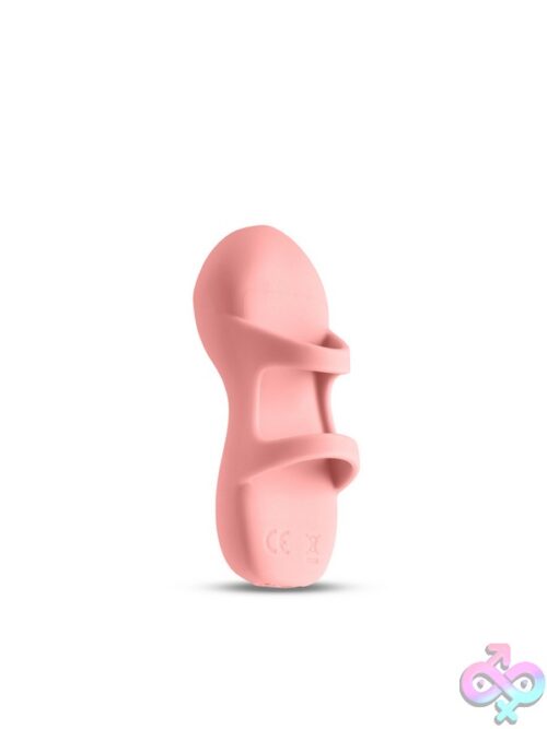 Desire Fingerella Finger Vibrator In Peach - Image 2