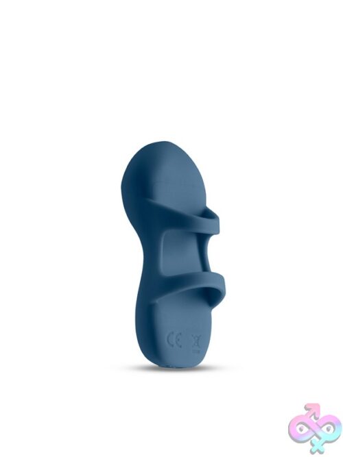 Desire Fingerella Finger Vibrator In Teal - Image 2