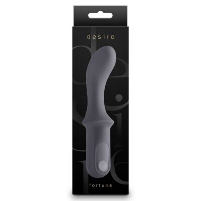 Smoke black small G-spot vibrator with ergonomic handle by Ns Novelties