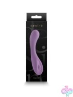 Petite dusty lavender silicone G-spot vibrator by Ns Novelties — compact rechargeable design with soft flexible body