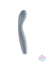 Desire Sonata Curved G-Spot Vibrator in Fog Gray - Image 2