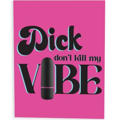 NaughtyVibes greeting card and black bullet vibrator gift set by Rock Candy