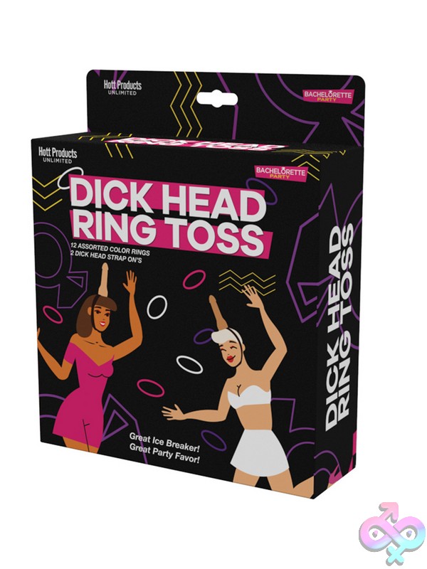 Discreet-Toys-Dick-Head-Ring-Toss-Game-Nu-Hp-3508 Pink Ring Toss Party Game With Balls By Hott Products