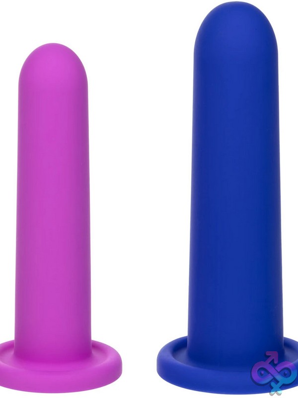 Discreet-Toys-Dilators-2-Piece-Intermediate-Set-Nu-Se-1330-20-3 Silicone Dilator Set — Dilators 2-Piece Intermediate Set By Calexotics