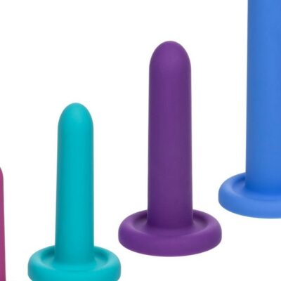 Beginner Dilator Set 4-Piece by CalExotics in multi silicone