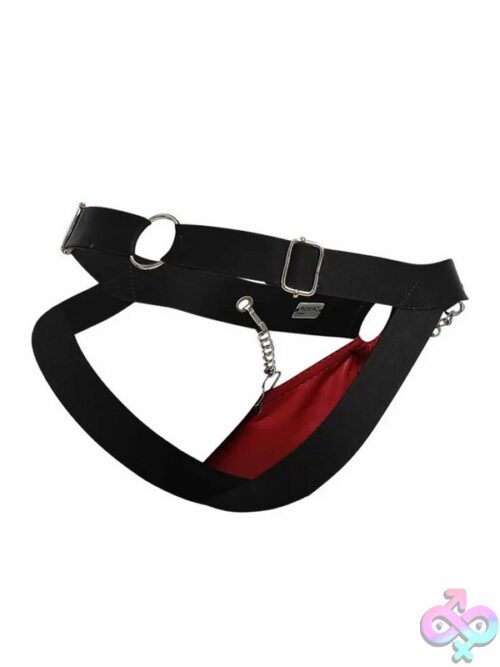 Dngeon Chain Jockstrap Red One Size - Image 2