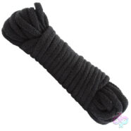 Doc Johnson Sex Toys - Bondage Rope - Cotton - Japanese Style - Black