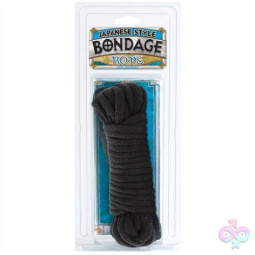 Doc Johnson Sex Toys - Bondage Rope - Cotton - Japanese Style - Black