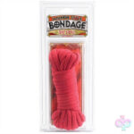 Doc Johnson Sex Toys - Bondage Rope - Cotton - Japanese Style - Red