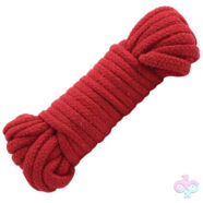 Doc Johnson Sex Toys - Bondage Rope - Cotton - Japanese Style - Red
