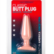Doc Johnson Sex Toys - Classic Butt Plug Smooth - Medium - White