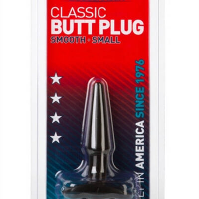 Doc Johnson Sex Toys - Classic Butt Plug Smooth - Small - Black