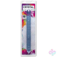 Doc Johnson Sex Toys - Crystal Jellies 18 Inch Double Dong - Clear